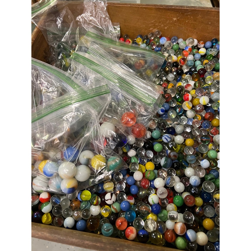 Vintage Marbles Set: 40+ Mixed Glass Marble Instant Collection‎ - Picture 4 of 4